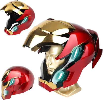 Iron Man MK50 Kask — Sesli Komut & Uzaktan Kumanda Işıklı Akıllı Maske