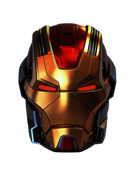 Iron Man MK17  — Sesli & Dokunmatik Kontrol Işıklı Akıllı Maske