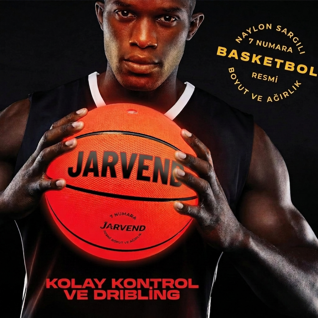 JARVEND Ledli Basketbol Topu
