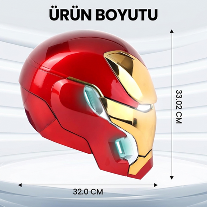 Iron Man MK50 Kask — Sesli Komut & Uzaktan Kumanda Işıklı Akıllı Maske