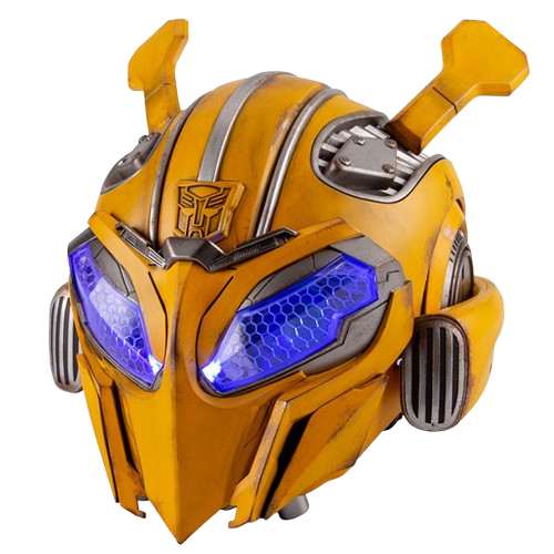 Bumblebee 1:1 — Sesli Kontrol & Uzaktan Kumanda Işıklı Akıllı Maske (Delüks Versiyon)