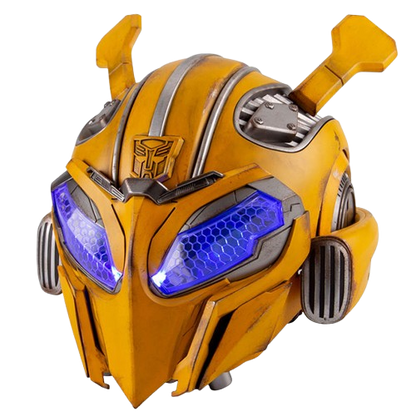 Bumblebee 1:1 — Sesli Kontrol & Uzaktan Kumanda Işıklı Akıllı Maske (Delüks Versiyon)