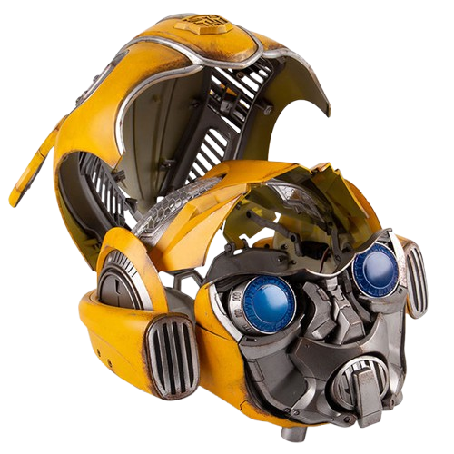 Bumblebee 1:1 — Sesli Kontrol & Uzaktan Kumanda Işıklı Akıllı Maske (Delüks Versiyon)