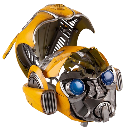 Bumblebee 1:1 — Sesli Kontrol & Uzaktan Kumanda Işıklı Akıllı Maske (Delüks Versiyon)