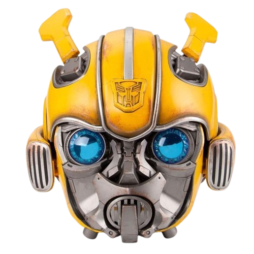 Bumblebee 1:1 — Sesli Kontrol & Uzaktan Kumanda Işıklı Akıllı Maske (Delüks Versiyon)