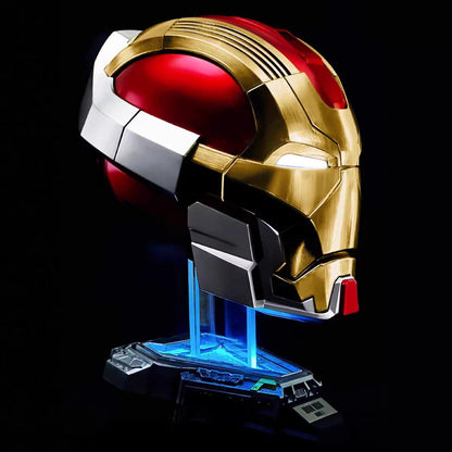 Iron Man MK17  — Sesli & Dokunmatik Kontrol Işıklı Akıllı Maske