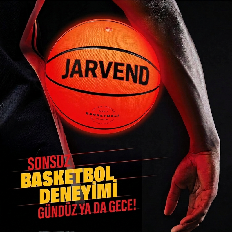 JARVEND Ledli Basketbol Topu